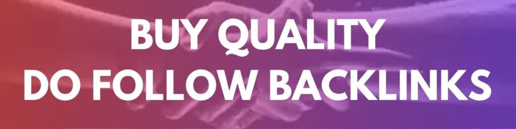Buy do follow backlinks