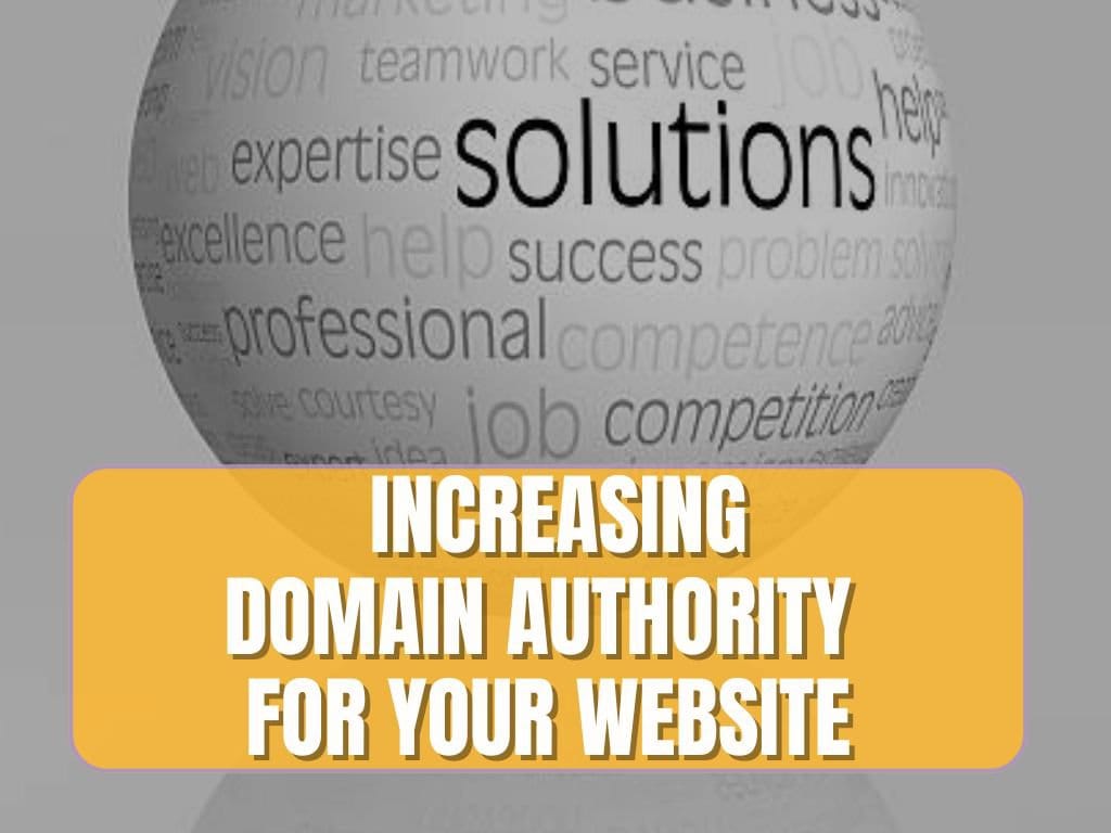 increase domain authority for your website