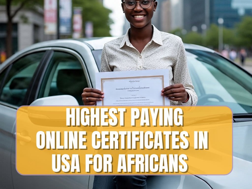 high paying online certifications in US