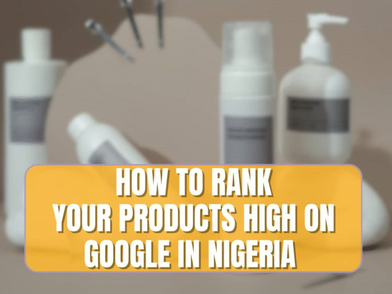 rank your products high on Google